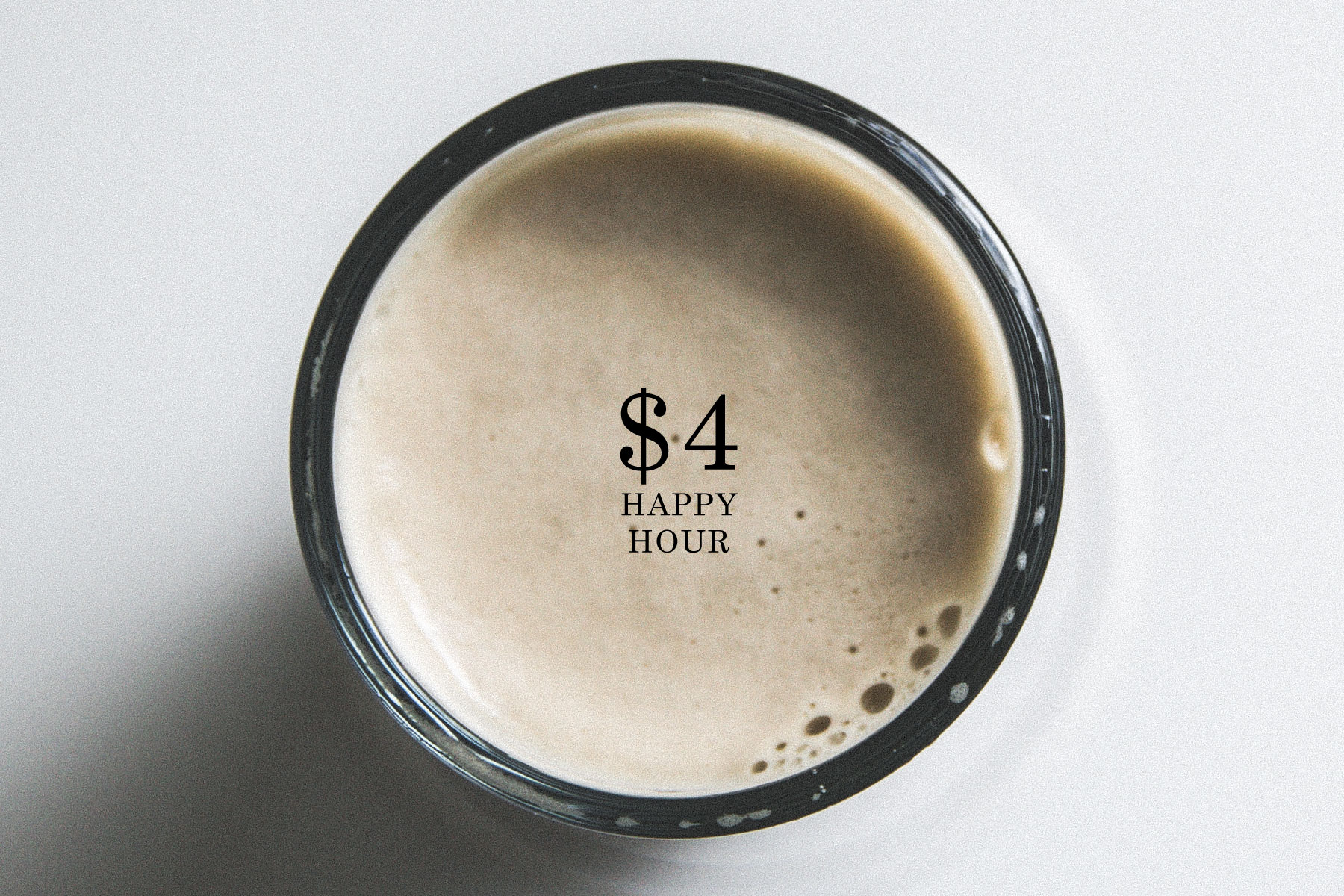 $4 Holiday Happy Hour!